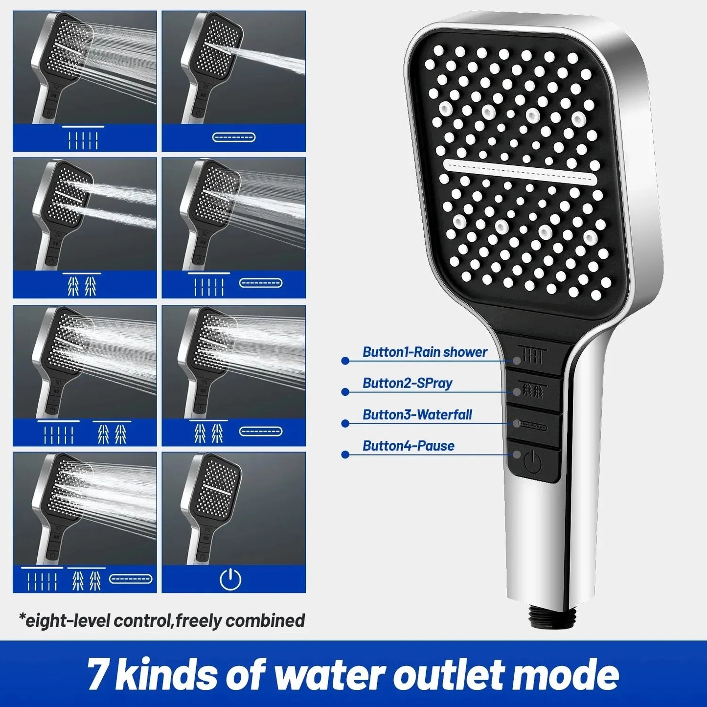 PureFlow™ Spa Shower Head: Euphoria Rainfall